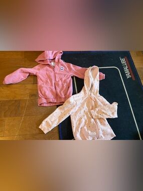 Old Navy Pink Hooded Sweatshirts Set - Light Pink & Dusty Rose